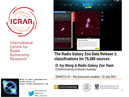 O. Ivy Wong – Radio Galaxy Zoo: Data Release 1