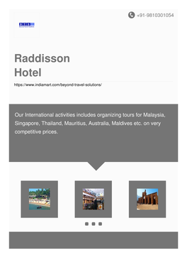 Raddisson Hotel