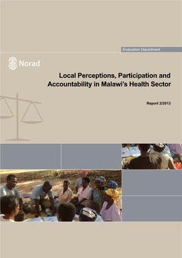 Local Perceptions, Participation and Accountability in Malawi's Health