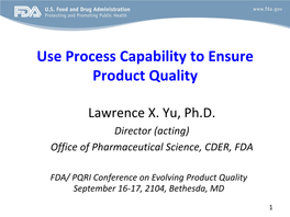 Use Process Capability to Ensure Product Quality