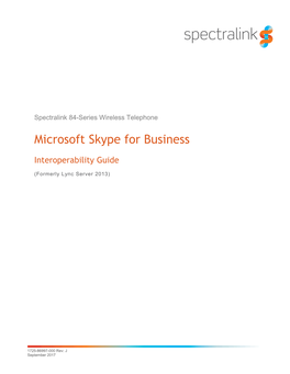 Microsoft Skype for Business