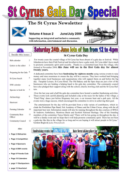 The St Cyrus Newsletter