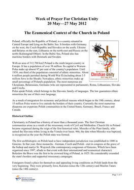 Ecumenical Context Poland