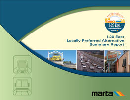I-20 East Corridor Locally Preferred Alternative (LPA)