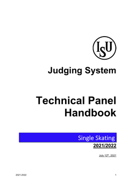 Technical Panel Handbook