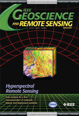 Hyperspectral Remote Sensing 6 Data Analysis and Future Challenges by José M