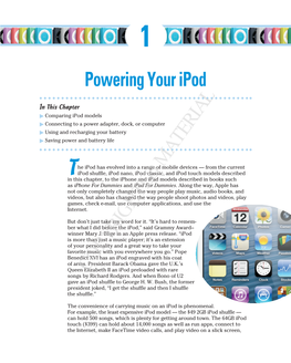 Powering Your Ipod
