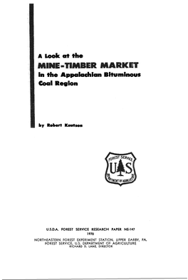 Minemtlmber MARKET in the Appalachian Bituminous Coal Region