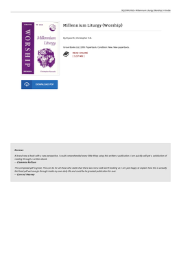Kindle « Millennium Liturgy (Worship) ~ Download