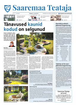 Tänavused Kaunid Kodud on Selgunud