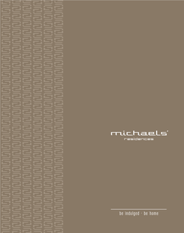 Download Michaels' Residences E-Brochure