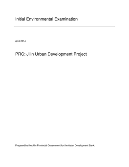 Initial Environmental Examination