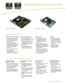 NVIDIA-Based Motherboard Family for AMD
