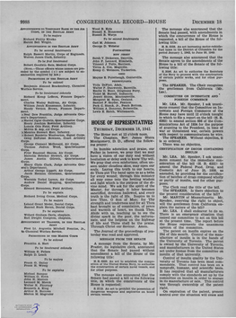 HOUSE. OF- REPRESENTATIVES Munications Act of 1934 for the Purpose Lonnie Otis Field, Field Artillery