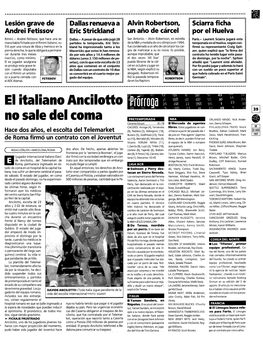 El Italiano Ancilotto No Sale Del Coma