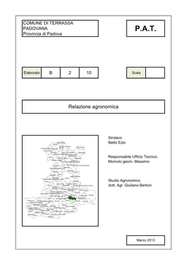 Relazione Agronomica