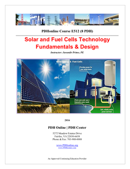 Solar and Fuel Cells Technology Fundamentals & Design