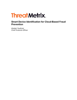 Threatmetrix Whitepaper