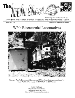 WP's Bicentennial Locomotives