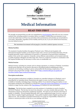 Medical Information