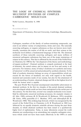 Multistep Synthesis of Complex Carbogenic Molecules