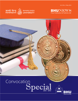 95Th Convocation BHU News Special Issue 2014.Cdr