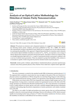 Analysis of an Optical Lattice Methodology for Detection of Atomic Parity Nonconservation
