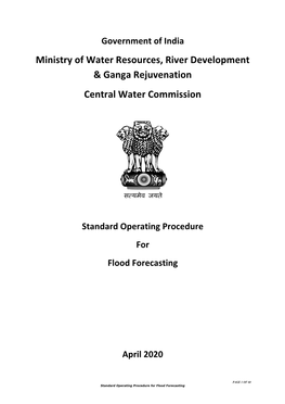 Ministry of Water Resources, River Development & Ganga