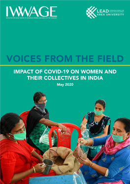Voices from the Field: Impact of Covid-19 on Women and Their Collectives in India