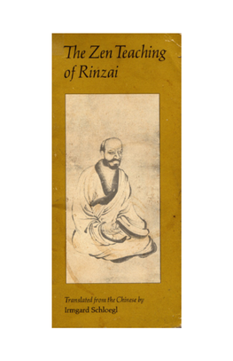 The Zen Teachings of Rinzai