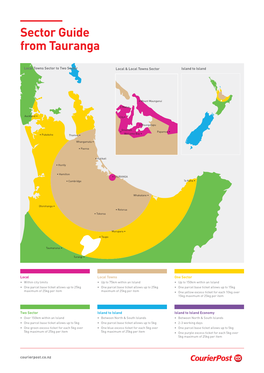 Sector Guide from Tauranga