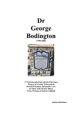 George Bodington 1799-1882