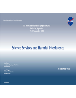 Interference EESS NASA