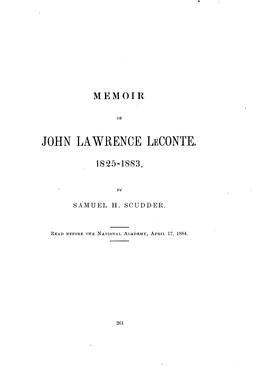 John Lawrence Leconte