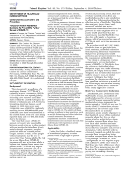 Federal Register/Vol. 85, No. 173/Friday, September 4, 2020