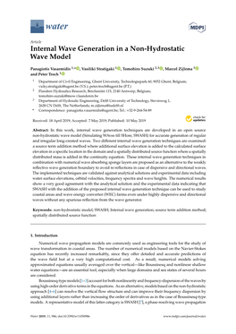 Internal Wave Generation in a Non-Hydrostatic Wave Model