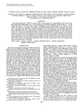 Hubble Space Telescope Observations of the Local Group