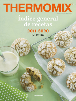 Índice General De Recetas