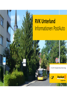 RVK Unterland Informationen Postauto