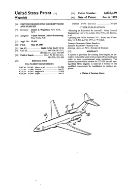 United States Patent (19) 11 Patent Number: 4,836,469 Wagenfeld 45 Date of Patent: Jun
