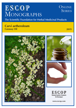 Monographs the Scientific Foundation for Herbal Medicinal Products