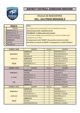 U11 Brassage a 1Ere Phase 2019 2020.Xlsx