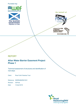 Allan Water Barrier Easement Project Phase 1