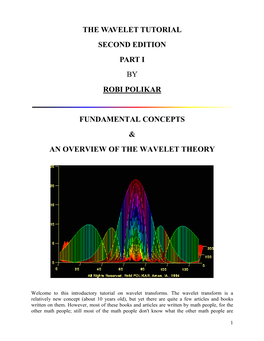The Wavelet Tutorial Second Edition Part I by Robi Polikar