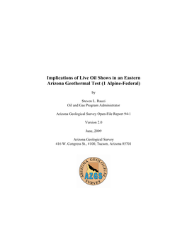 Subsurface Geologic Plates of Eastern Arizona and Western New Mexico