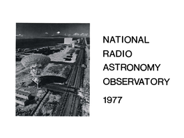 National Radio Astronomy Observatory 1977 National Radio Astronomy Observatory