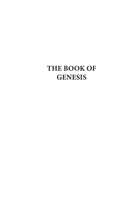 THE BOOK of GENESIS Th E Bible for School and Home by J