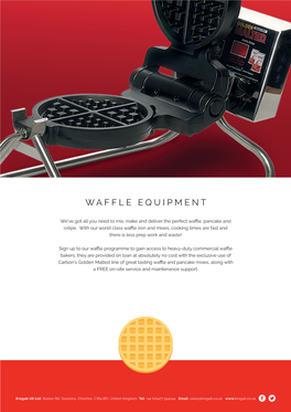 Waffle Equipment Insert