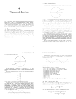 Trigonometric Functions