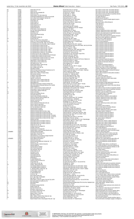 Sexta-Feira, 13 De Novembro De 2020 Diário Oficial